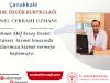 Devlet Hastanesi’nde göreve başladı 