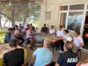 Yangın bölgesinde talepleri dinledi