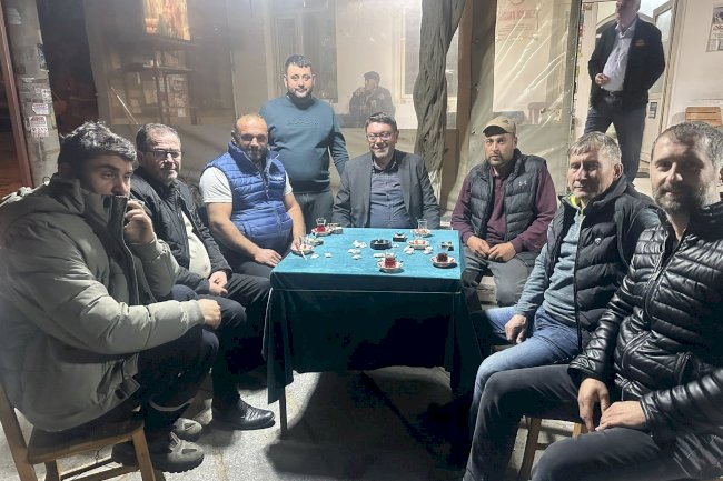 Ezine Esnaf ve Sanatkarlar Odası Başkanı Türker Demirhan’dan esnaf ziyaretleri