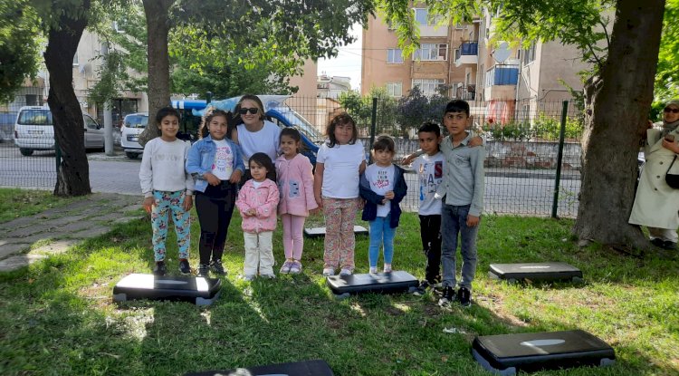 Çocuklar doyasıya eğlendi