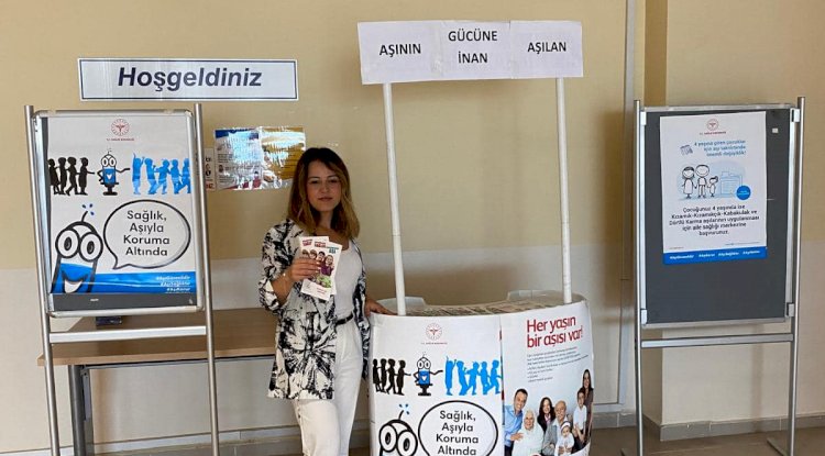 İLÇE SAĞLIK MÜDÜRLÜĞÜ'NDEN AŞI EĞİTİMİ