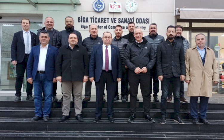 Biga TSO Meslek Komite Başkanları toplandı (01.12.2022)