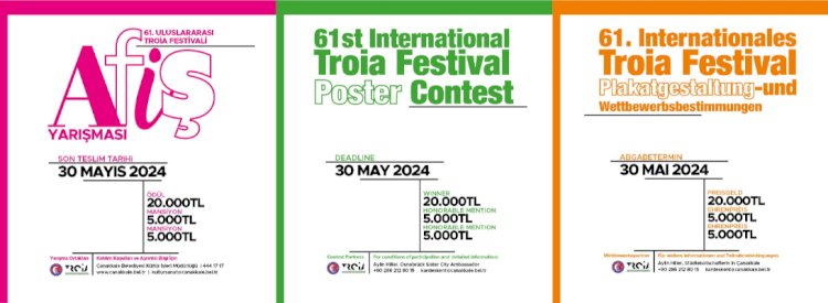 Troia Festivali için Afiş Yarışması düzenleniyor